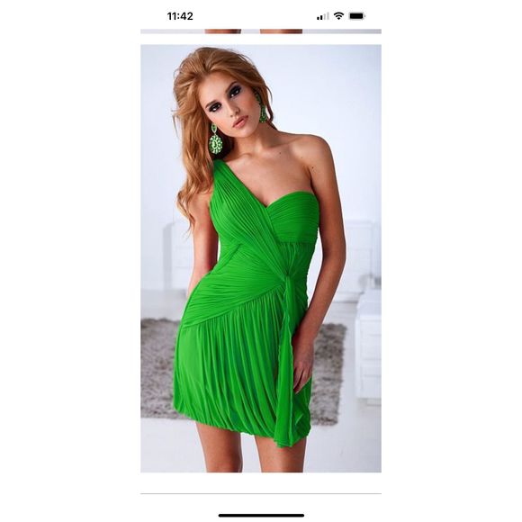 Green Terani Size 10 Cocktail dress - Picture 1 of 2